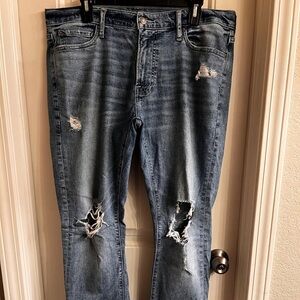 Men’s Abercrombie & Fitch Blue Skinny Jeans
